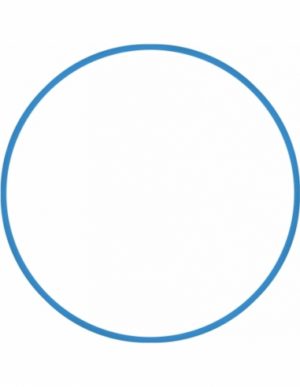 Στεφάνι HULA-HOOP 70cm - Φ19mm - 230gr - Μπλε