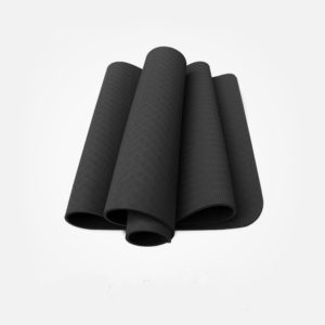 TPE Yoga Mat 183X61X0,6cm TRD Μαύρο
