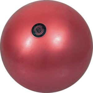 Μπάλα ρυθμικής γυμναστικής, 19cm Κόκκινη με Στρας
