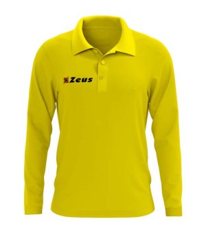 Μπλούζα Polo Basic M/L Κίτρινη