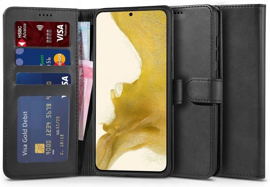 Tech-Protect Tech-Protect Wallet - Θήκη Πορτοφόλι Samsung Galaxy S22 Plus 5G - Black (9589046919732)