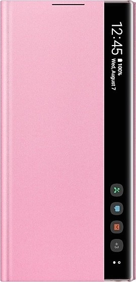 Samsung Official Samsung Clear View Cover - Θήκη Flip με Ενεργό Πορτάκι Samsung Galaxy Note 10 - Pink (EF-ZN970CPEGWW)