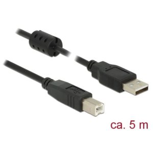 Delock Delock USB 2.0 Data Cable M/M 5m Black (84899)