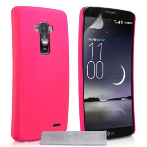 YouSave Accessories Θήκη για LG G Flex by YouSave Accessories ροζ και δώρο screen protector