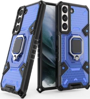 Vivid Vivid Honeycomb Armor - Ανθεκτική Θήκη Samsung Galaxy S22 Plus 5G με Μεταλλικό Ring Holder - Blue (UNARMORGALAXYS22PLUSBL)