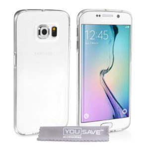 YouSave Accessories Θήκη σιλικόνης για Samsung Galaxy S6 Edge διάφανη Ultra Thin by YouSave