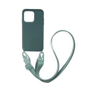 My Colors Θήκη CarryHang Liquid Silicone Strap Apple - My Colors - Πράσινο Σκούρο - iPhone 13 Pro