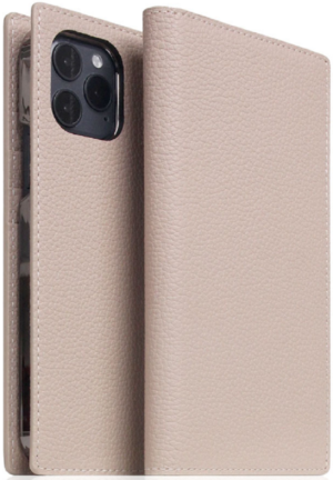 SLG Design SLG Design D8 Full Grain Leather - Δερμάτινη Θήκη Flip Apple iPhone 13 Pro Max - Light Cream (SD-D8G-DC-IP13PM-LC)