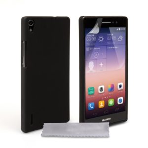 YouSave Accessories Θήκη για Huwaei Ascend P7 μαύρη ultra slim by YouSave Accessories και screen protector