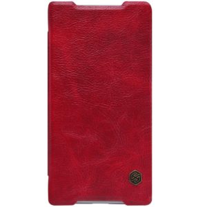 Nillkin Δερμάτινη θήκη-πορτοφόλι QIN Leather by Nillkin κόκκινη για Sony Xperia Z5 (200-101-133)