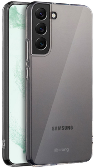 Crong Crong Slim Διάφανη Θήκη Σιλικόνης Samsung Galaxy S22 Plus 5G - 0.8mm - Transparent (CRG-CRSLIM-SGS22P-TRS)