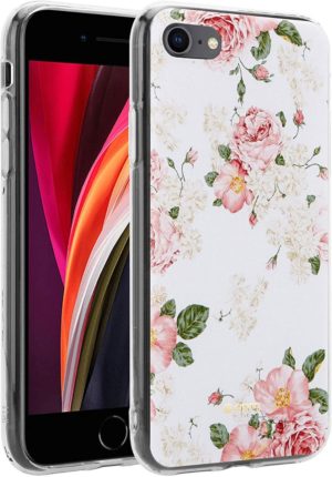 Crong Crong Flower Θήκη Σιλικόνης Apple iPhone SE 2020 / 8 / 7 - Pattern 02 (CRG-FLR-IP8-02)