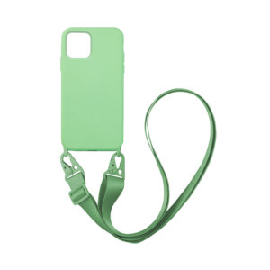My Colors Θήκη CarryHang Liquid Silicone Strap Apple - My Colors - Ανοιχτό Πράσινο - iPhone 11