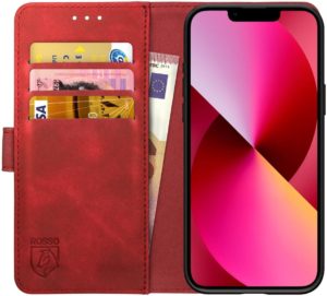 Rosso Rosso Element PU Θήκη Πορτοφόλι Apple iPhone 13 - Red (89317)