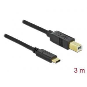 Delock Delock USB-C 2.0 Male > USB 2.0 Type B Male 3m (83666)