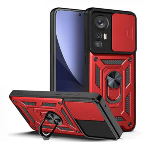Bodycell Bodycell Armor Slide Cover Case Xiaomi 12/12X Red
