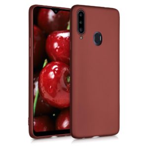 KW KW Θήκη Σιλικόνης Samsung Galaxy A20s - Mettalic Ruby Red (200-107-791)