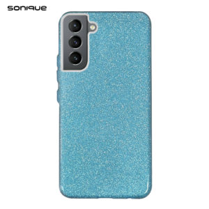 Θήκη Σιλικόνης Sonique Shiny για Samsung - Sonique - Γαλάζιο - Samsung Galaxy S22