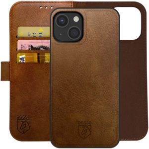 Rosso Rosso Element 2 in 1 - PU Θήκη Πορτοφόλι Apple iPhone 15 Plus - Brown (8719246401435)