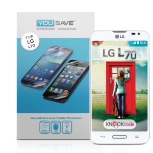 YouSave Accessories Μεμβράνη Προστασίας Οθόνης LG L70 by Yousave - 3 Τεμάχια