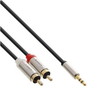 InLine InLine Stereo Sim Cable 3.5mm > 2 x RCA 1m (99241)