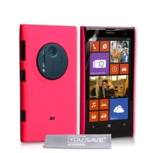 YouSave Accessories Θήκη για Nokia Lumia 1020 by YouSave Accessories ροζ και δώρο screen protector (200-100-392)