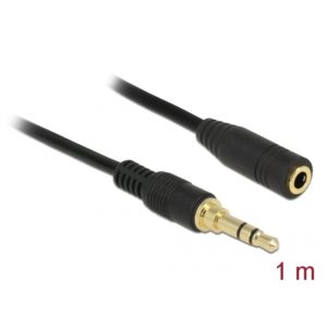 Delock Delock Stereo Extension Cable 3.5mm 3pin 1m Black (85576)