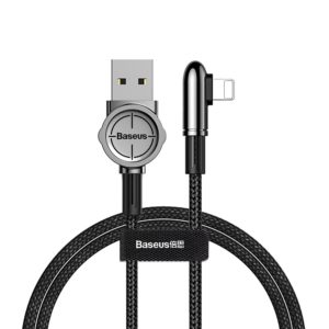 Baseus Baseus Exciting Mobile Game Elbow Καλώδιο USB σε Lightning 1m – Μαύρο (CALCJ-A01) (200-107-580)