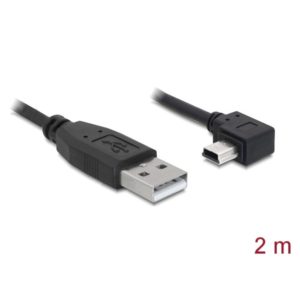 Delock Delock USB-A 2.0 > Mini USB-B 5pin Angled 2m (82682)