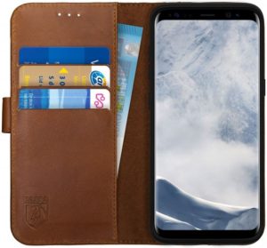 Rosso Rosso Deluxe Δερμάτινη Θήκη Πορτοφόλι Samsung Galaxy S8 - Brown (8719246112690)