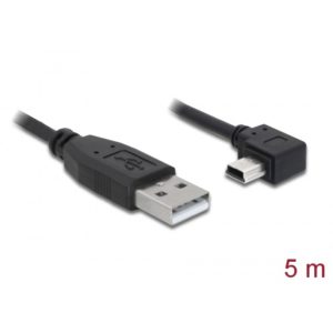 Delock Delock USB-A 2.0 > Mini USB-B 5pin Angled 5m (82684)