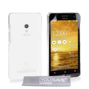 YouSave Accessories Θήκη διάφανη για Asus Zenfone 5 by YouSave και screen protector (200-100-720)