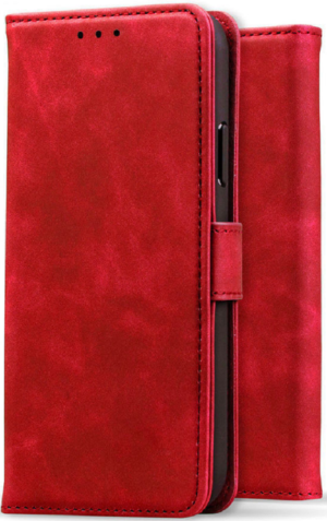 Rosso Rosso Element PU Θήκη Πορτοφόλι Samsung Galaxy S23 Ultra - Red (8719246377099)