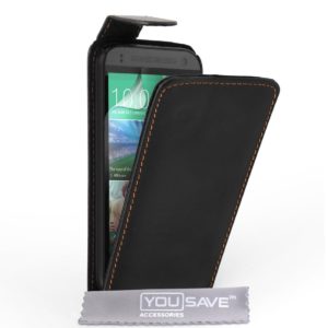 YouSave Accessories Θήκη για HTC One Mini 2 by YouSave Accessories μαύρη και δώρο screen protector