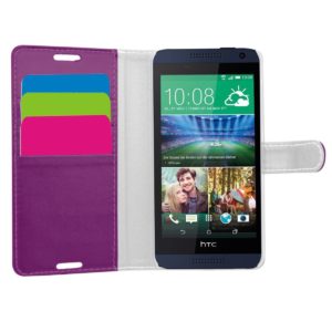 OEM Θήκη- Πορτοφόλι για HTC Desire 610 μωβ-OEM (210-100-245)