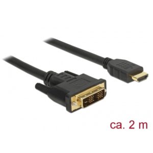 Delock Delock DVI-D 18+1 > HDMI Cable M/M 2m (85584)