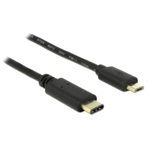 Delock DeLock USB 2.0 Cable micro USB-B male - USB-C male 2m (83334)
