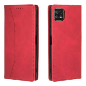 Bodycell Bodycell Book Case Pu Leather For Samsung Galaxy A22 5G Red (200-109-500)