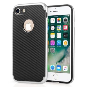 Centopi Θήκη Carbon Fiber για iPhone 7/8 by Centori Silver και δώρο screen protection (200-102-569)