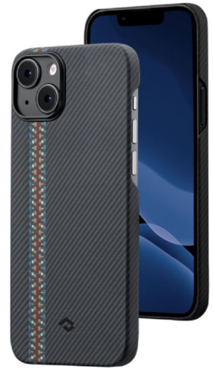 Pitaka Pitaka Fusion Weaving MagEZ Case 3 - MagSafe Θήκη Aramid Fiber Body Apple iPhone 14 Plus - 0.95mm - 600D - Rhapsody (FR1401M)