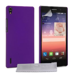 YouSave Accessories Θήκη για Huwaei Ascend P7 μωβ ultra slim by YouSave Accessories και screen protector