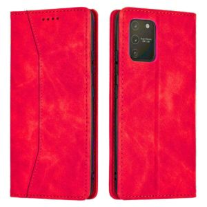 Bodycell Bodycell Book Case Pu Leather For Samsung S10 Lite - Red (04-00373)