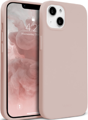 Crong Crong Color Θήκη Premium Σιλικόνης Apple iPhone 13 mini - Sand Pink (CRG-COLR-IP1354-PNK)