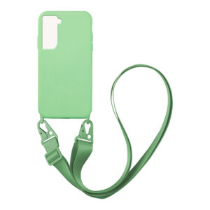 My Colors Θήκη CarryHang Liquid Silicone Strap Samsung - My Colors - Ανοιχτό Πράσινο - Samsung Galaxy S22 Plus