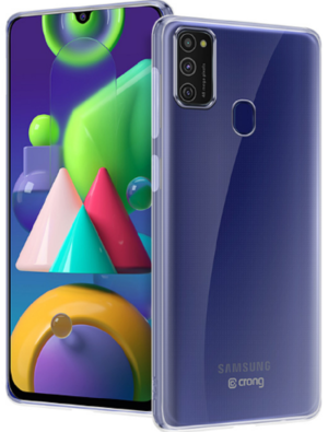 Crong Crong Slim Διάφανη Θήκη Σιλικόνης Samsung Galaxy M21 - 0.8mm - Clear (CRG-CRSLIM-SGM21-TRS)