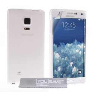 YouSave Accessories Θήκη σιλικόνης για Samsung Galaxy Note Edge ημιδιάφανη by YouSave