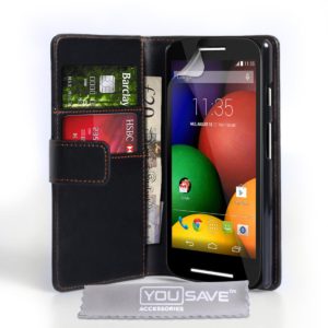YouSave Accessories Θήκη- πορτοφόλι Motorola Moto E by YouSave Accessories με screen protector