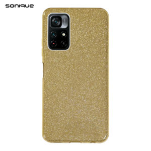 Θήκη Σιλικόνης Sonique Shiny για Xiaomi - Sonique - Χρυσό - POCO M4 Pro 5G, Redmi Note 11s 5g