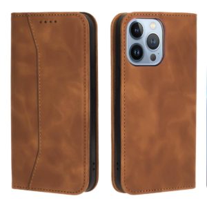 Bodycell Bodycell Book Case Pu Leather For iPhone 13 Pro Max Brown 200-108-571)