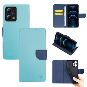Sonique Θήκη Βιβλίο Sonique Trend Book Xiaomi Redmi Note 12 Pro Plus Σιέλ / Σκούρο Μπλε